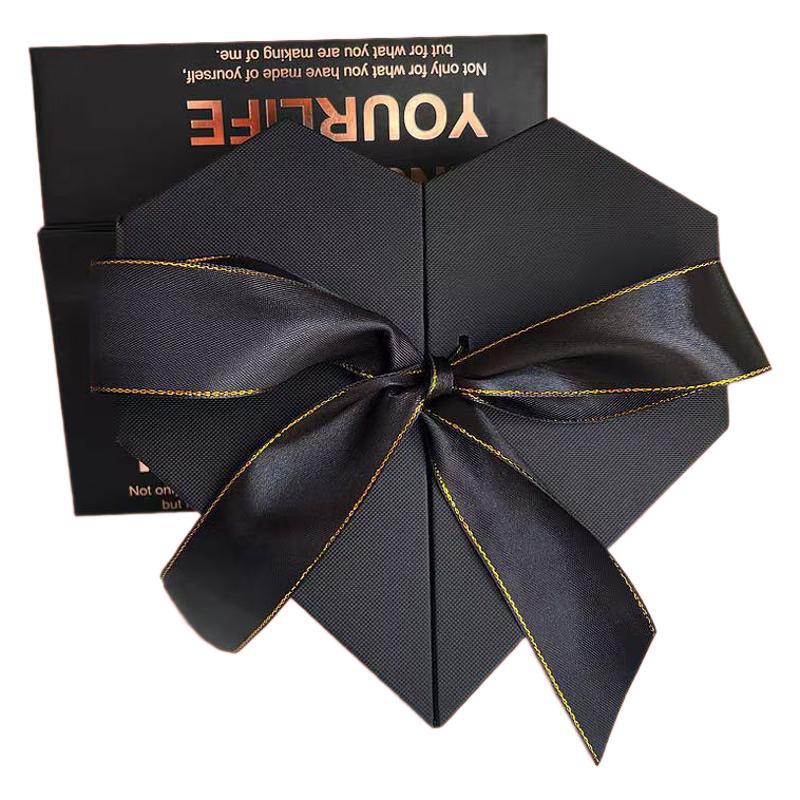 Heart-Shaped Ribbon Flower Box Wedding Favor Proposal Rose Gift Box Bowknot Packaging Box Ins-Style Gift - Image 5